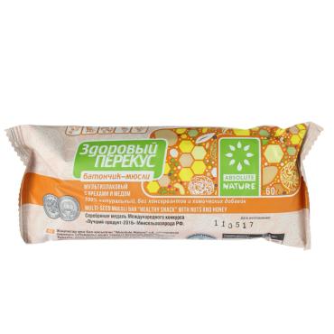 здоровый перекус ореховый с медом 60 гр. х20шт. батончик мюсли здоровый перекус с клюквой 55г. батончики здоровые. Absolute nature батончик-мюсли здоровый перекус с клубникой 55г.