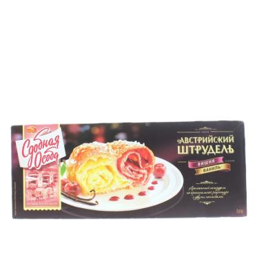 Пирог с вишней и ванилью