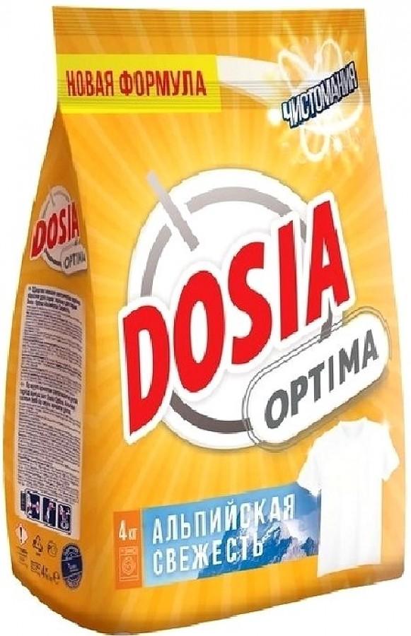 Стиральный порошок альпийская свежесть Dosia, 4 кг., пластиковый пакет