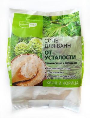 Соль для ванн АртКолор Натуралист от усталости 500 гр., флоу-пак