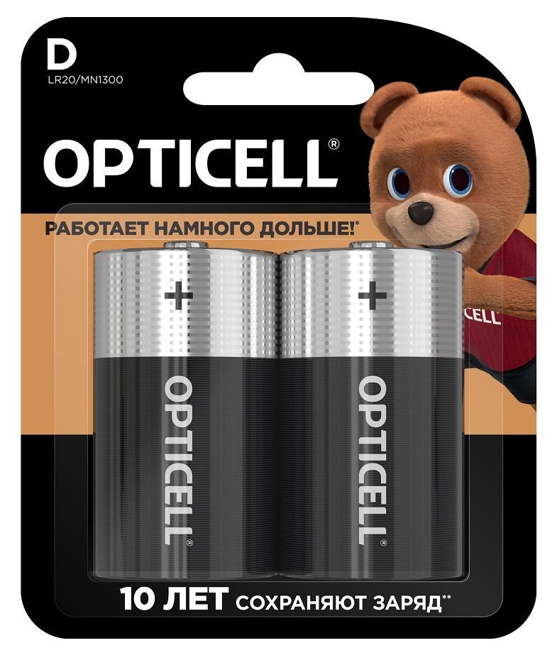 Батарейки Opticell Basic D 2 шт., блистер