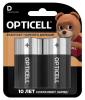 Батарейки Opticell Basic D 2шт., блистер