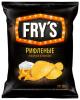 Чипсы картофельные FRY'S рифленые со вкусом лисички в сметане 130 гр., флоу-пак