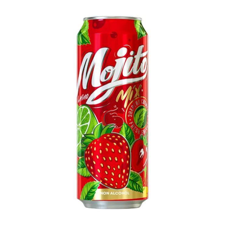 Напиток газированный Крым мохито клубничный 450 мл., ж/б