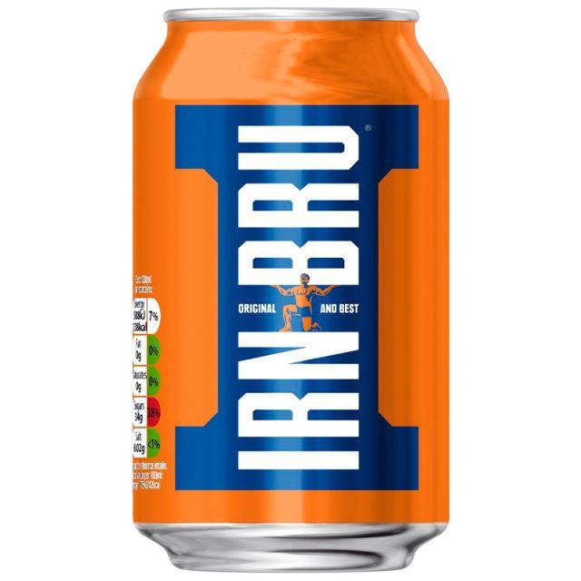 Напиток IRN BRU безалкогольный газированный, 330 мл., ж/б