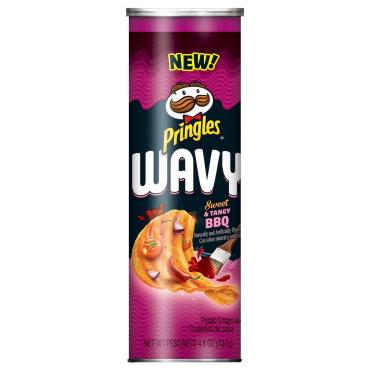 Чипсы Pringle's Wavy BBQ, 137 гр., картонная коробка