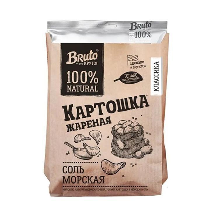 Картошечка Bruto с солью 60 гр., флоу-пак