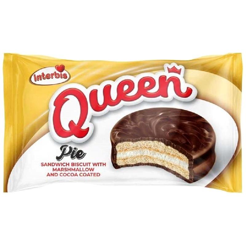 Печенье Queen Pie Sandwich Bisquit 22 гр., флоу-пак