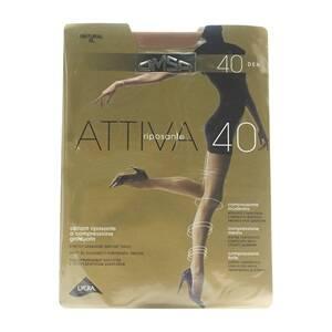 Колготки 40den, Natural 5XL, Omsa Attiva, пластиковый пакет