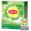 Чай Lipton Classic зеленый 100 пакетиков, 200 гр., картон