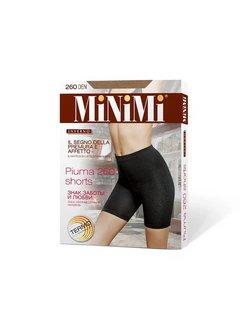 Колготки Minimi Пиума 260 Caramello 3M shorts шортики микрофибра с флисом, картон