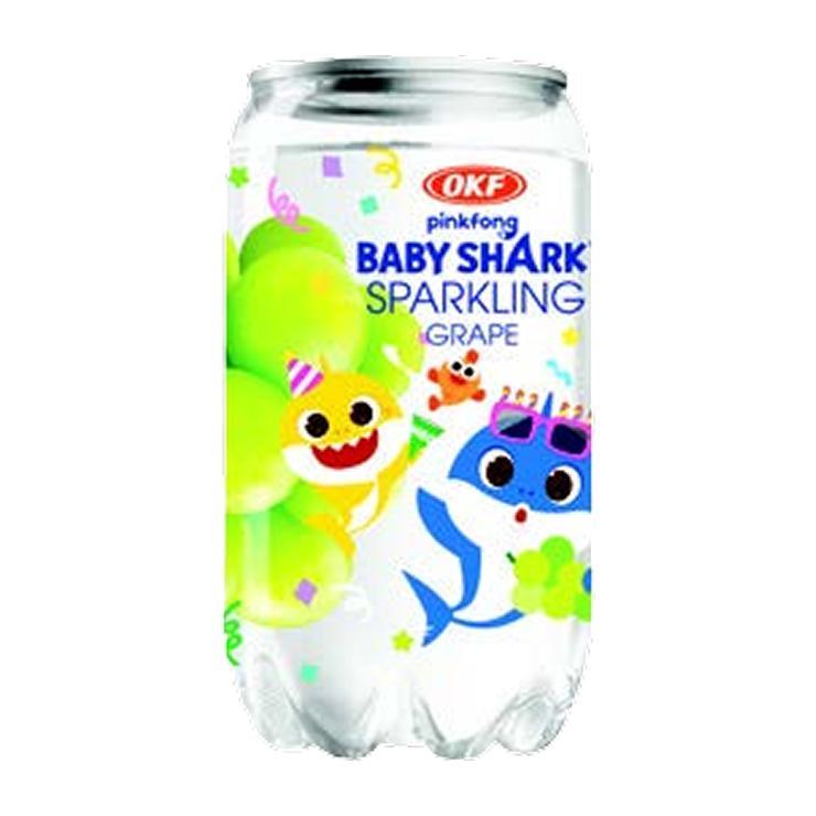 Напиток газированный OKF BABYSHARK Sparkling Grape 350 мл., ПЭТ