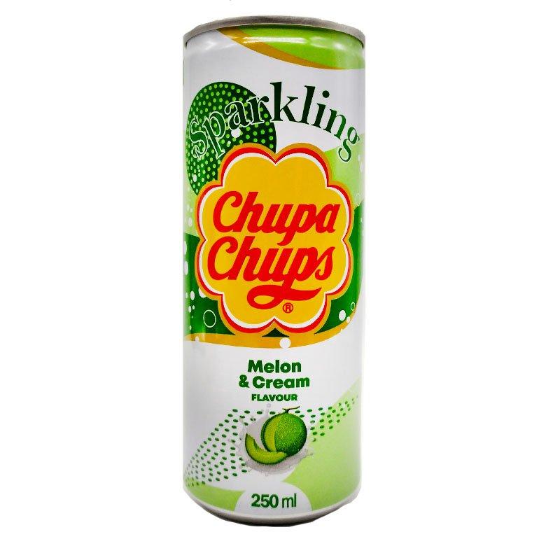 Напиток газированный Chupa Chups дыня крем 250 мл., ж/б