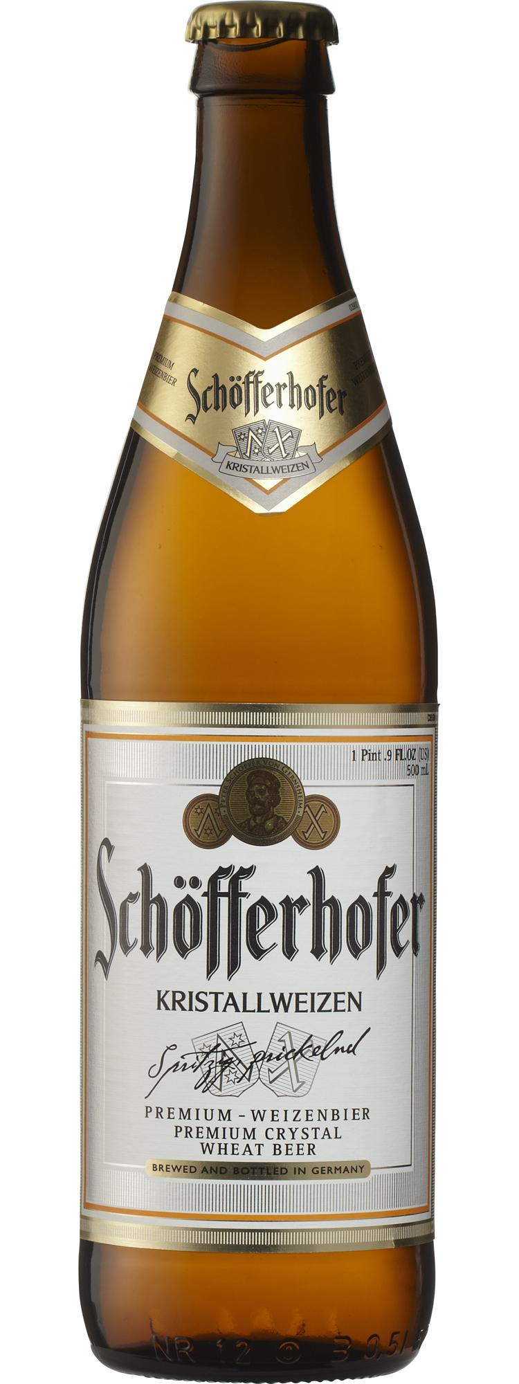 Пиво светлое Schofferhofer Kristallweizen 5% 500 мл., стекло