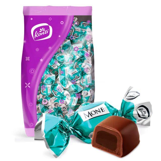 Конфеты Konti Моне трюфель с мятой 1 кг., флоу-пак