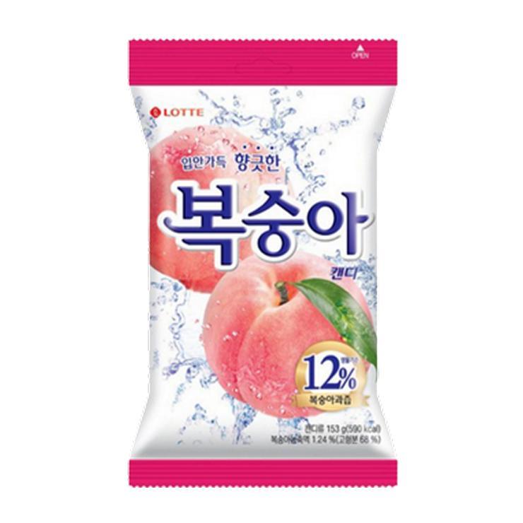 Карамель Lotte Peach candy 153 гр., флоу-пак