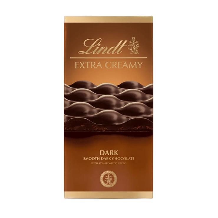Шоколад Lindt extra creamy dark темный 80 гр., картон
