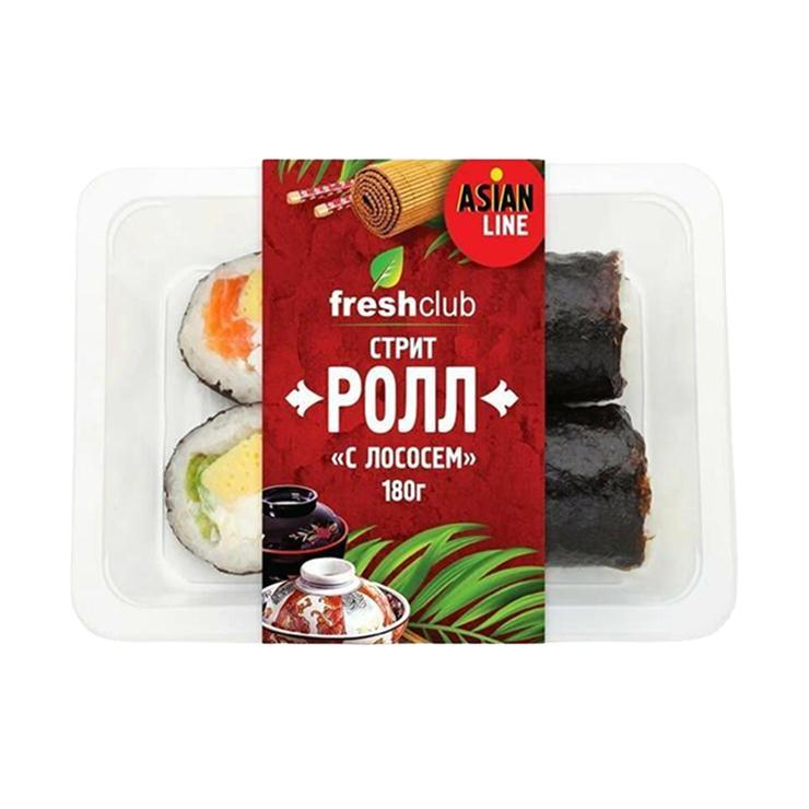 Стрит-ролл Freshclub с лососем 180 гр., пластиковая упаковка