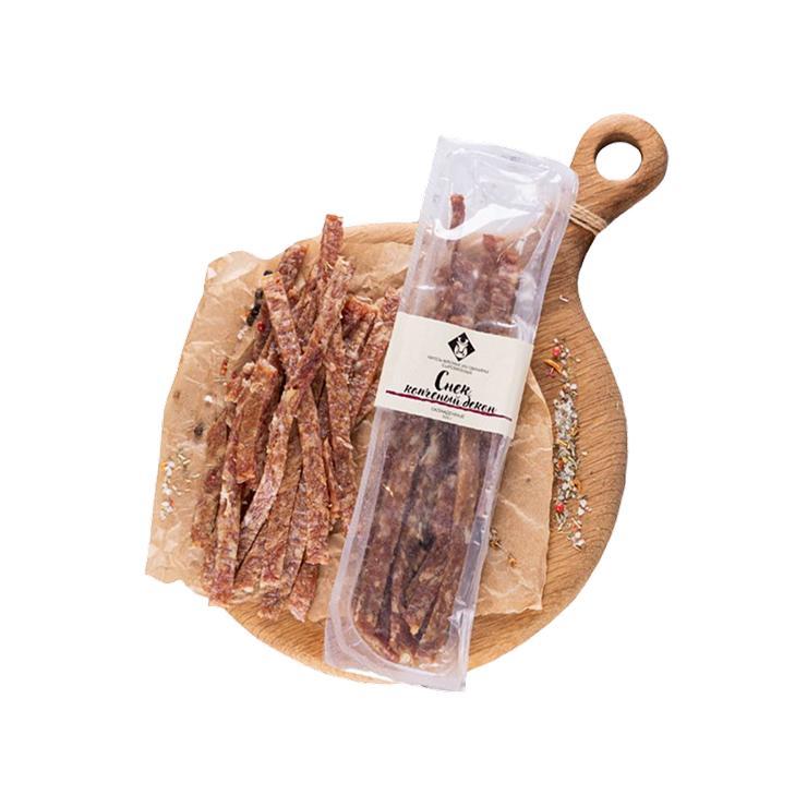 Чипсы мясные Бийский мясокомбинат Снек Копченый Бекон из свинины 100 гр., вакуум