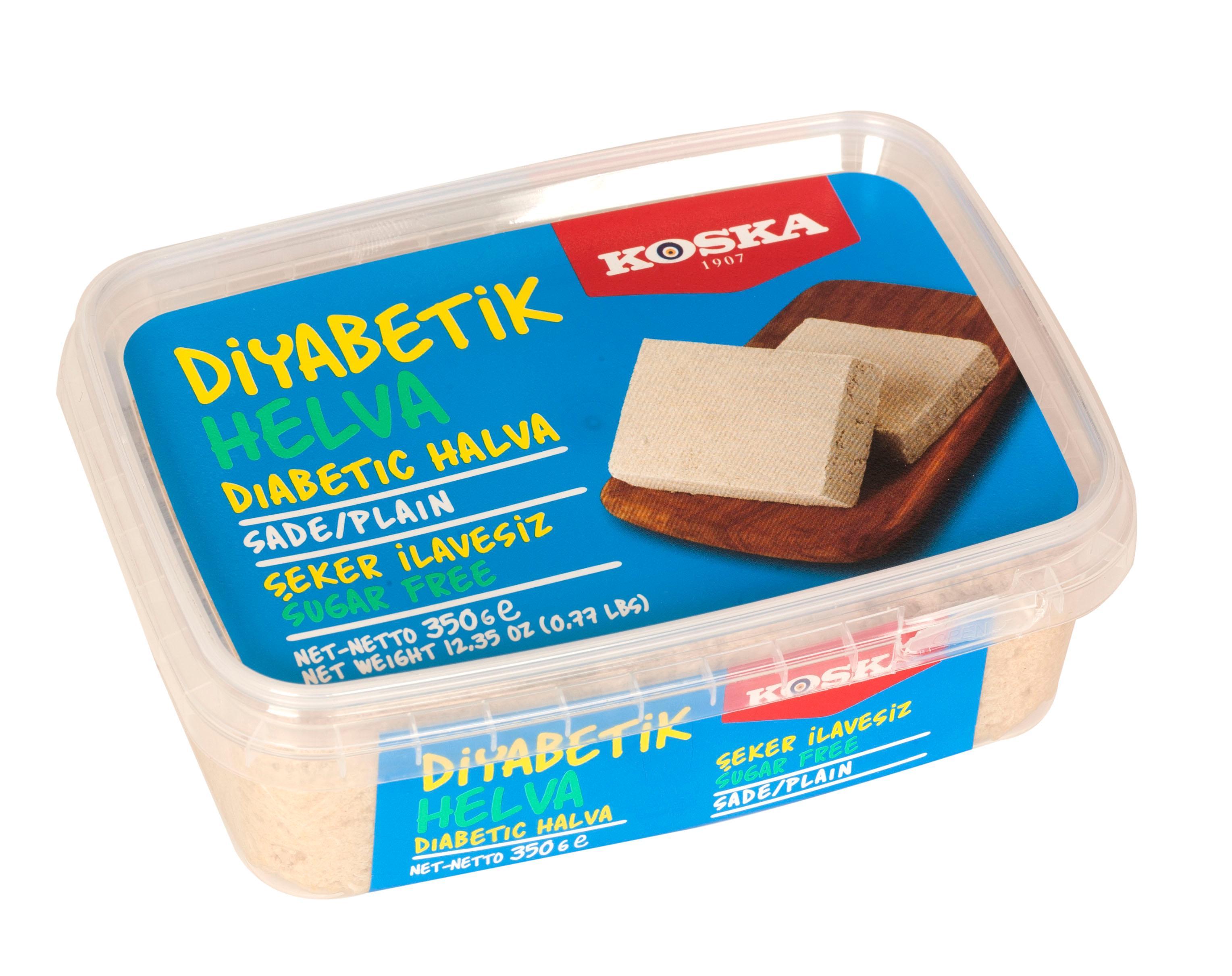 Халва KOSKA Кунжутная без сахара 350 гр., ПЭТ