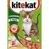 Корм влажный для взрослых кошек с кроликом в соусе Kitekat 85 гр. Дой-пак