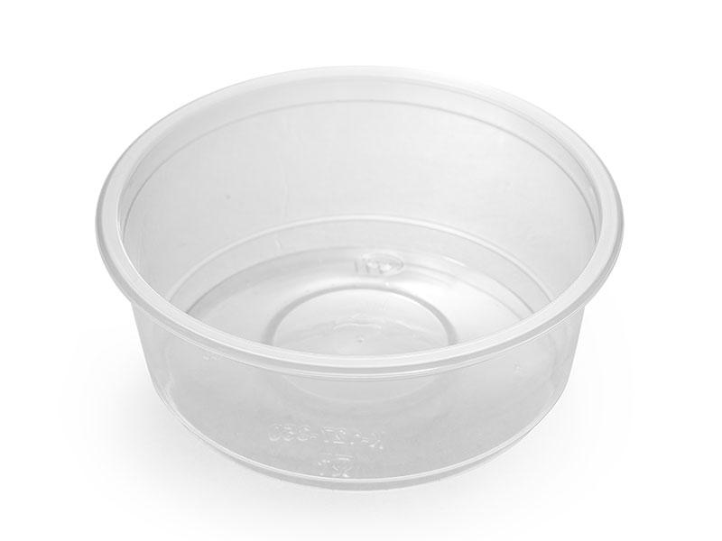 Контейнер Стиролпласт, одноразовый 350 мл., круглый, d 127 мм., h 50 мм., прозрачный, ПП