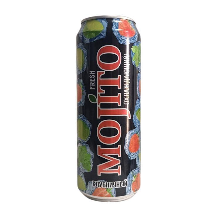 Напиток газированный Mojito клубника 450 мл., ж/б
