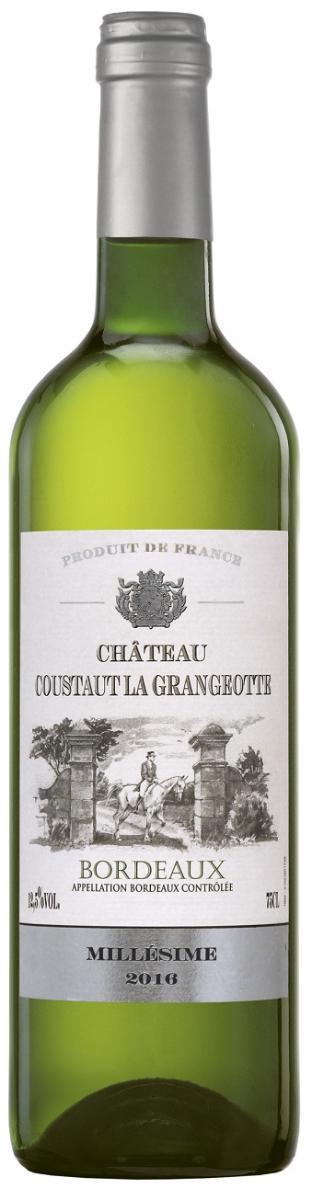 Вино Шато Кусто ля Гранжот белое сухое  Франция 750 мл., стекло