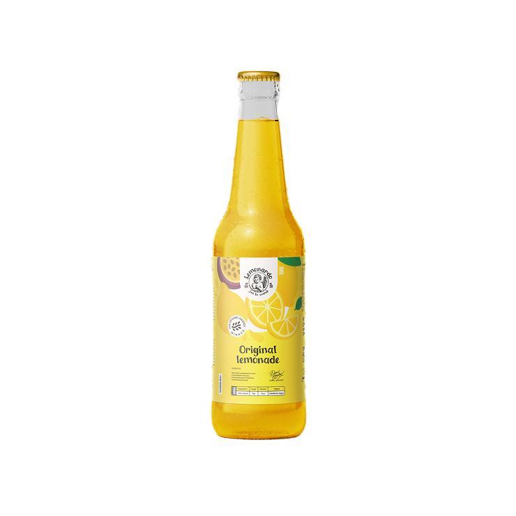Напиток газированный Lemonardo Original Lemonade маракуйя без сахара 330 мл., стекло
