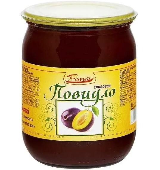 Повидло Барко Сливовое 600 гр., стекло