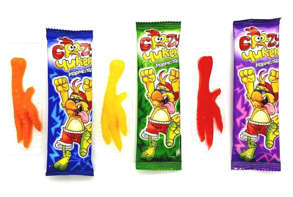 Мармелад Канди Клаб Crazy чикен 16 гр., флоу-пак