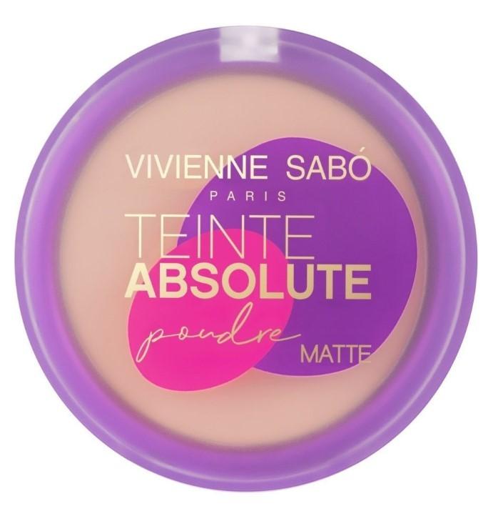 Пудра Vivienne Sabo компактная матирующая Teinte Absolute matte тон 04 Серо-бежевый 6 гр., пластик