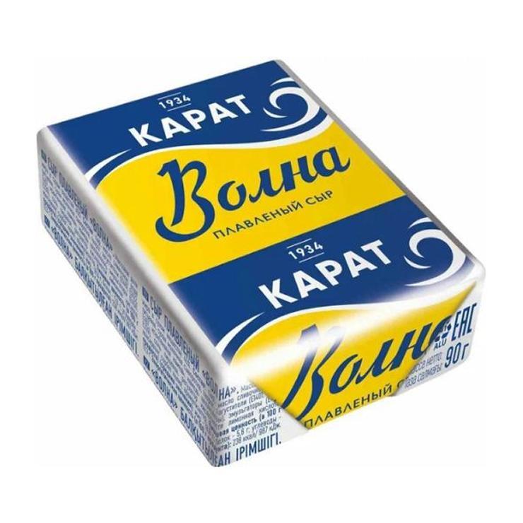 Сыр плавленый Карат волна 45% 90 гр., фольга