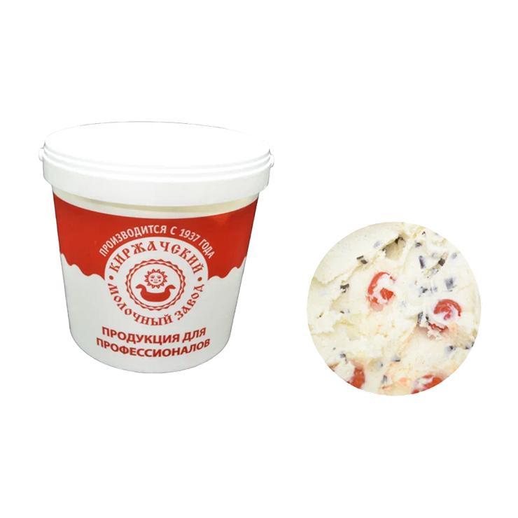 Масса творожная Киржачский МЗ к завтраку вишня шоколадная крошка 23% 3 кг., ведро