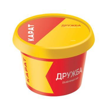 Сыр плавленый Карат Дружба 45% 230 гр., ПЭТ