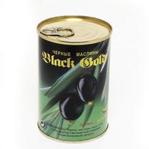 Маслины черные Oro Negro черные с косточкой, 480 гр., ж/б