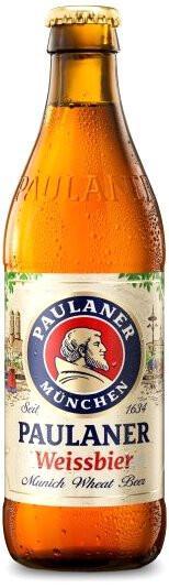 Пиво Paulaner Weissbier светлое нефильтрованное 5.5%  500 мл., стекло