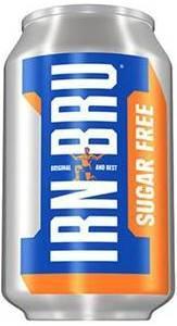 Напиток газированный Irn Bru sugar free 330 мл., ж/б