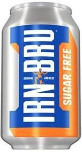 Напиток газированный Irn Bru Sugar Free 330 мл., ж/б