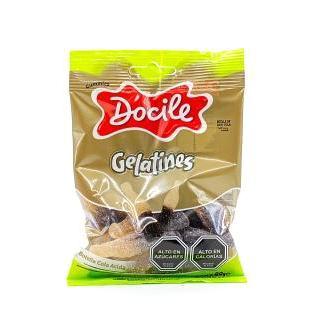 Мармелад жевательный Docile GELATINES Sour Cola Bottle Кислая Бутылочка Колы 80 гр., флоу-пак