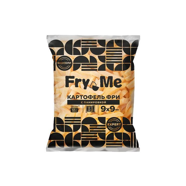 Картофель фри Fry Me premium сладкий из батата 9х9 мм., 2,5 кг., флоу-пак