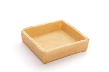 Тарталетка Pidy Gourmet квадрат песочная нейтральная L70/H18 мм, FR, 2880 гр., пластиковая упаковка