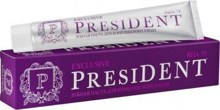 Зубная паста President Exclusive 75 мл., картон