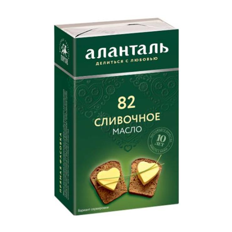 Масло сливочное Аланталь № 82 150 гр., обертка