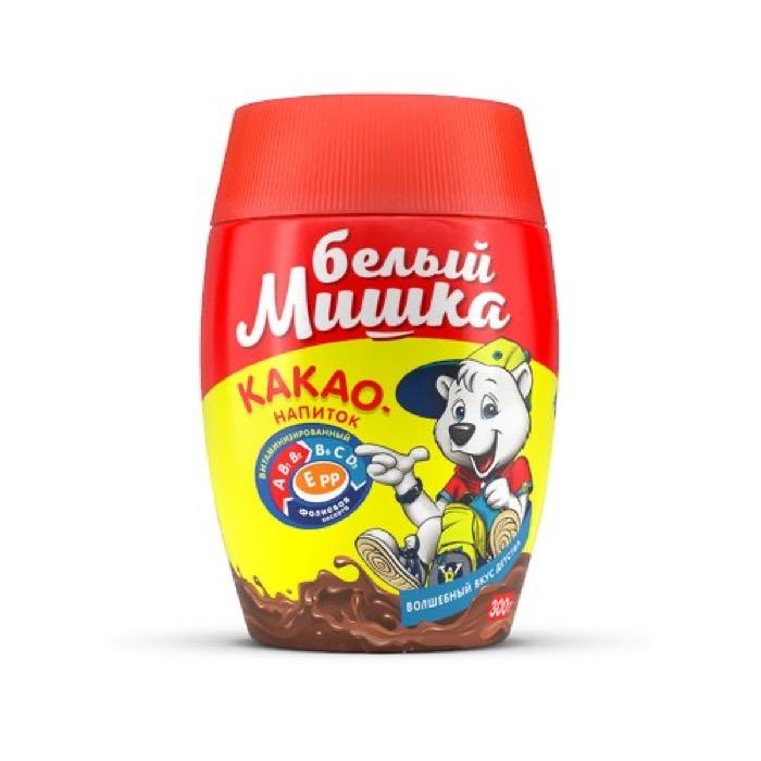 Какао Белый Мишка 300 гр., ПЭТ