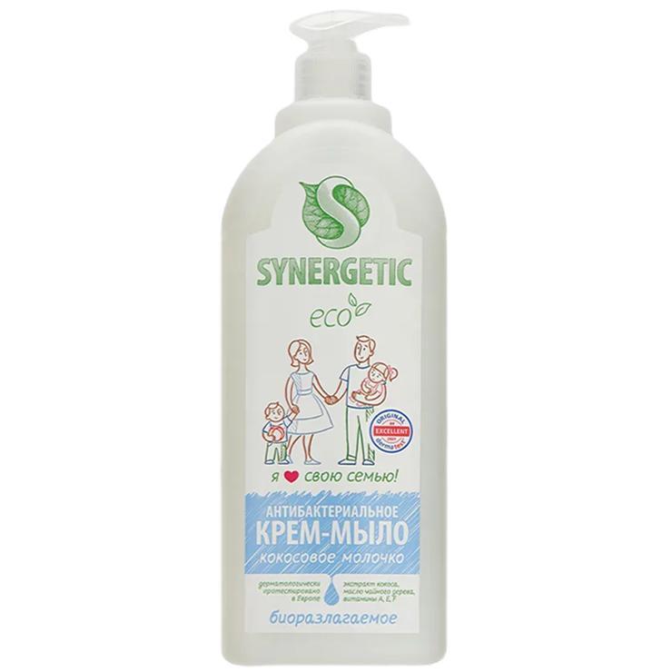 Мыло жидкое Synergetic кокосовое молочко антибактериальное 500 мл., флакон