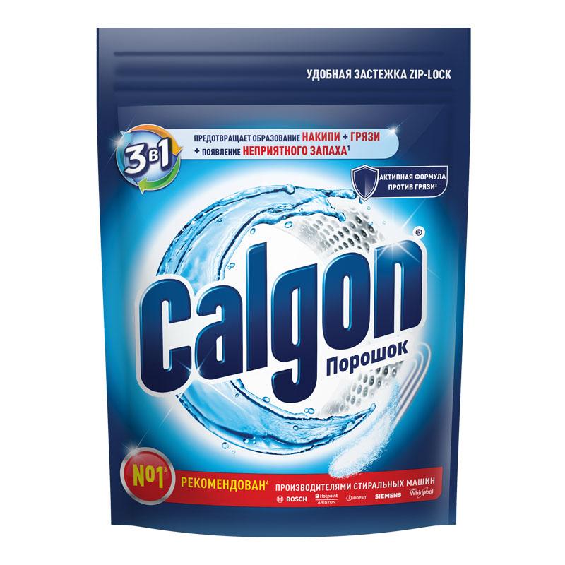 Средство для стиральных машин Calgon 2 в 1 для смягчения воды и предотвращения накипи 400 гр., дой-пак