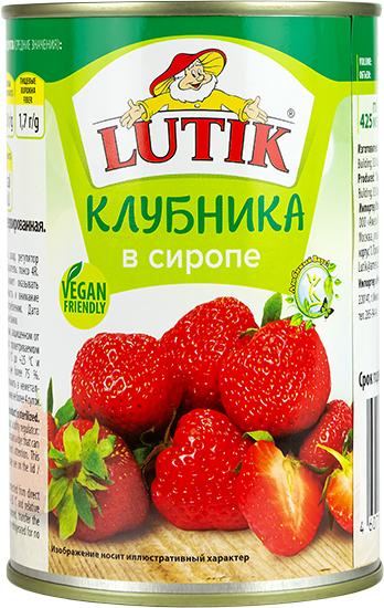 Клубника Lutik в сиропе 425 мл., ж/б