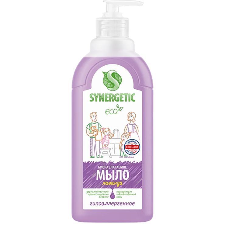Мыло жидкое Synergetic лавандовое поле 500 мл., флакон