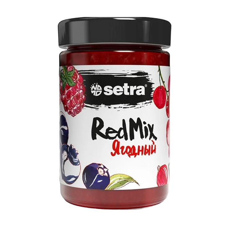 Джем SETRA red mix ягодный 335 гр., стекло
